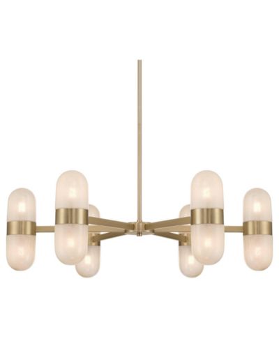 Люстра Possini Euro Design Reiter 32" Wide Matte Brass 12-Light