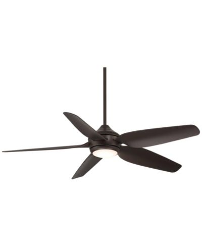 Потолочный вентилятор Casa Vieja 52" Modern Industrial Indoor Outdoor с LED Light и пультом управления, Bronze Damp Rated