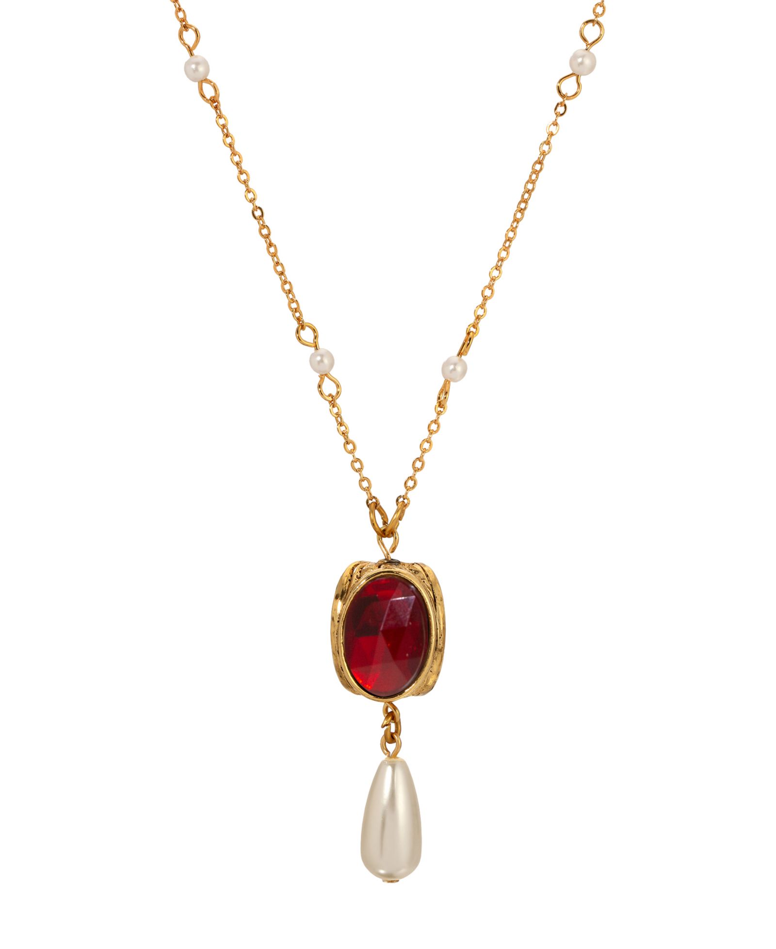 Symbols of Faith Gold Tone Our Lady of Guadalupe Decal 3-Sided Spinner Pendant Necklace
