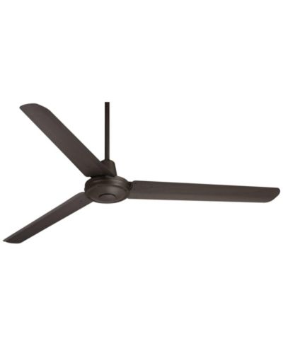 Casa Vieja 60" Turbina DC Bronze Ceiling Fan with 18" Downrod