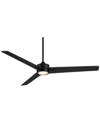 Casa Vieja 60" Monte Largo Matte LED Ceiling Fan w/ 12" Rod