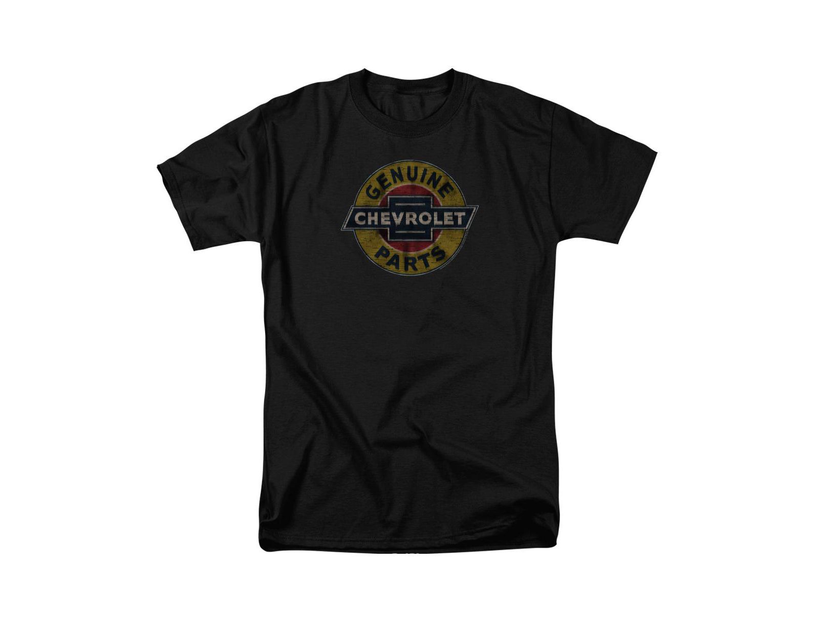 Corvette Big & Tall Chevrolet Genuine Chevy Parts Distressed Sign T-Shirt