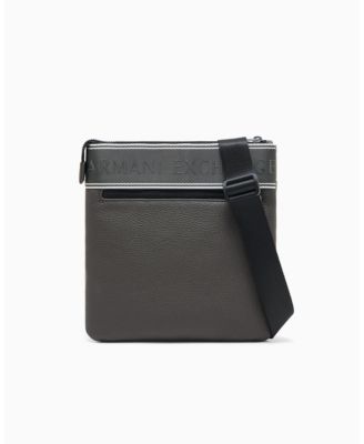 A|X Armani Exchange Men's Taping Flat Crossbody Bag