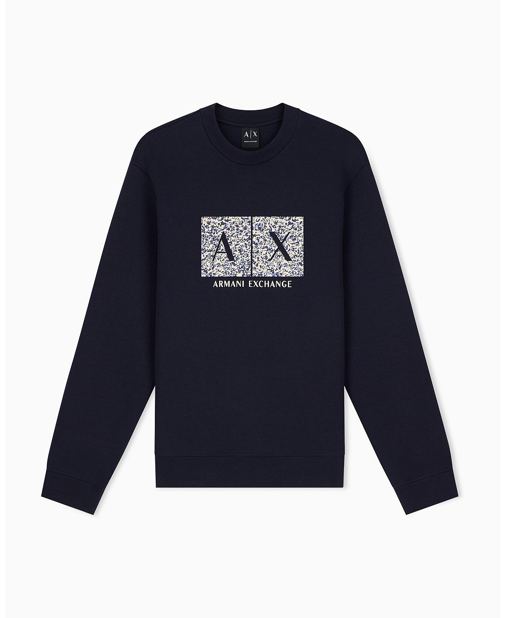 Свитшот A|X Armani Exchange Men's с логотипом из хлопка