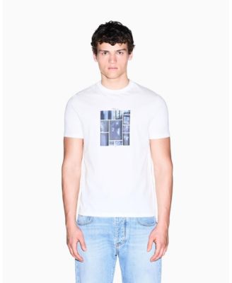 A|X Armani Exchange Men's Slim Fit Collage Box T-Shirt