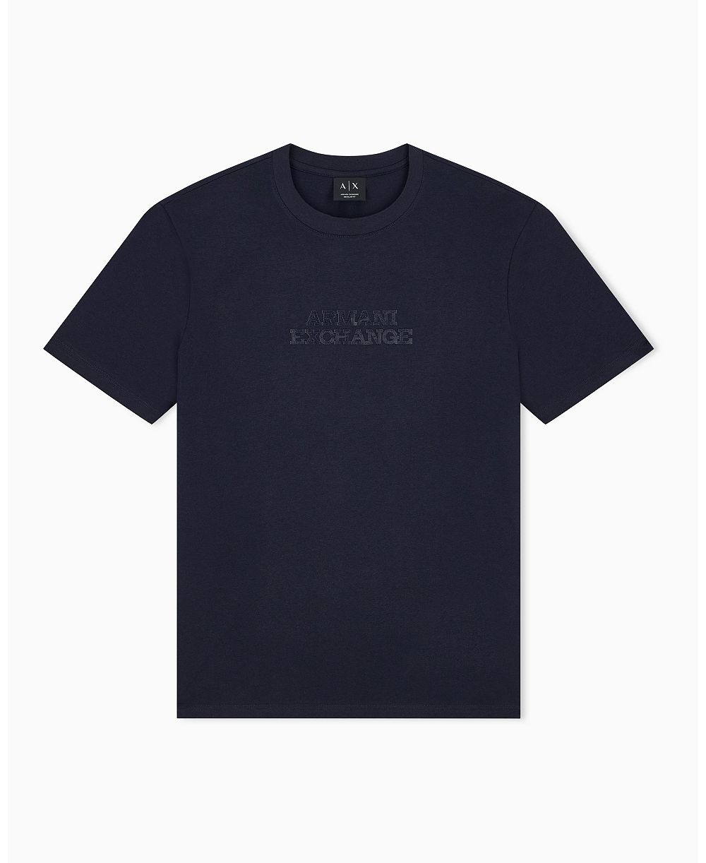 A|X Armani Exchange Men's Short Sleeve Logo Regular Fit T-Shirt