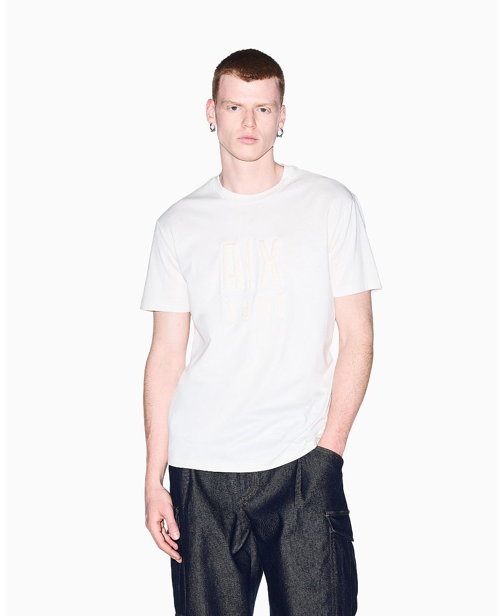 A|X Armani Exchange Men's Tonal A X 1991 T-Shirt