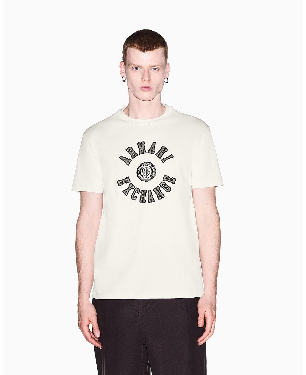 A|X Armani Exchange Men's Crossover Large Logo T-Shirt
