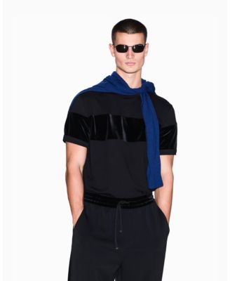 Мужская футболка A|X Armani Exchange с коротким рукавом, цветной блок, regular Plus Fit