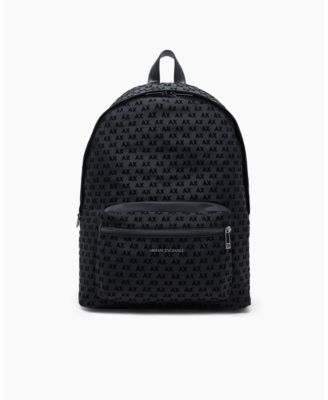 A|X Armani Exchange Men's Flocked Backpack