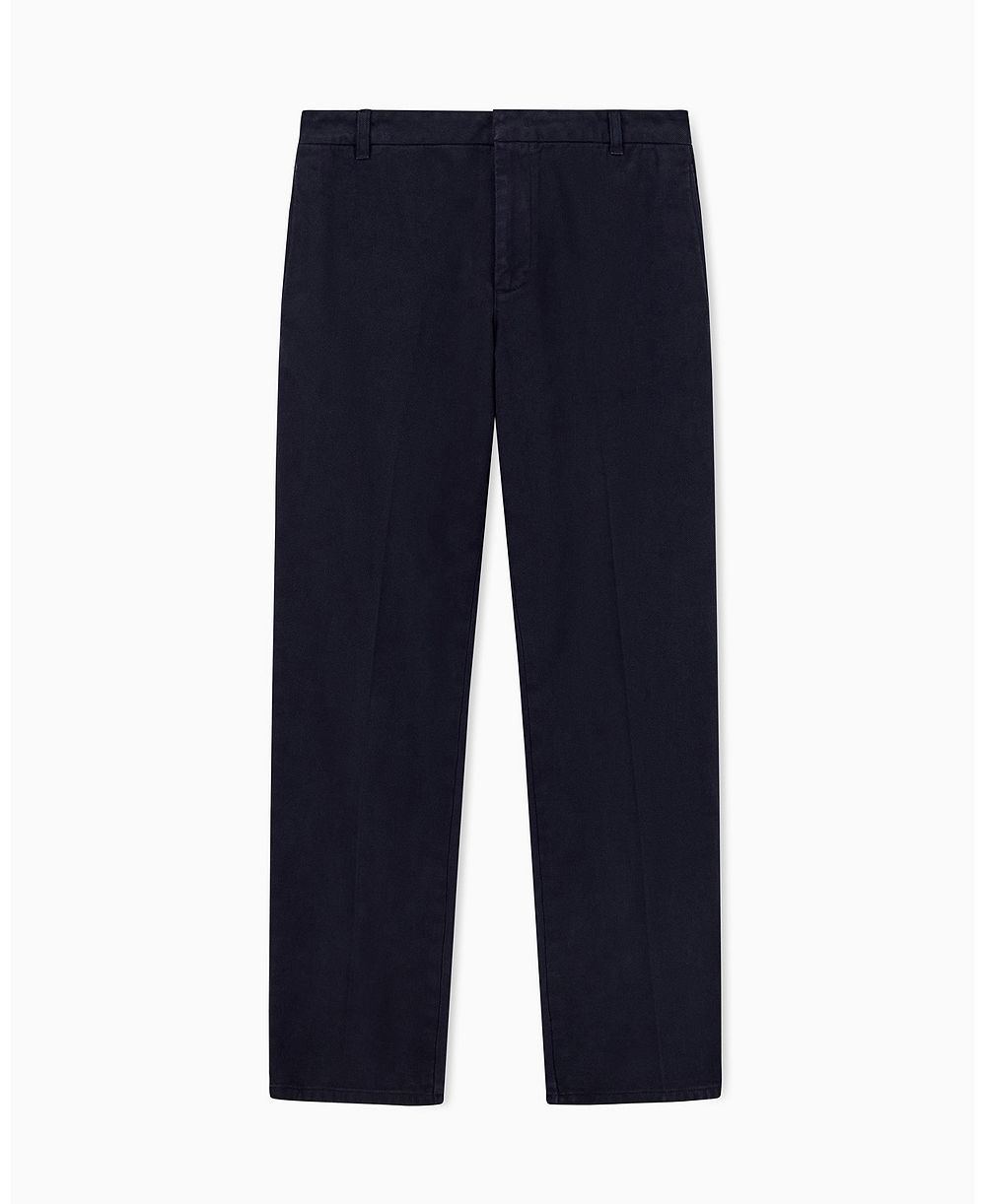 A|X Armani Exchange Men's Garment-Dyed Cotton Pants