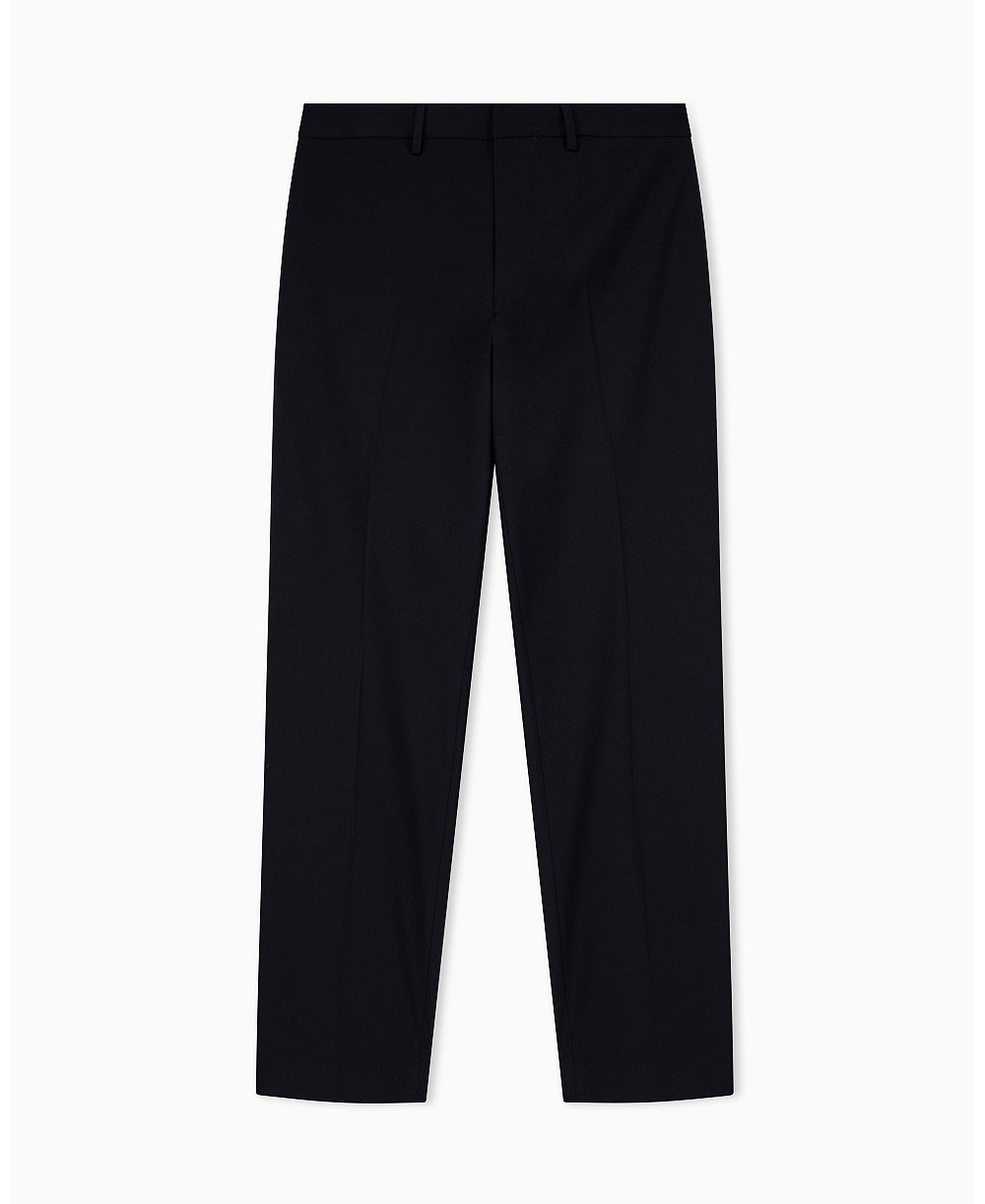 A|X Armani Exchange Men's Stretch Poly-Rayon Pants