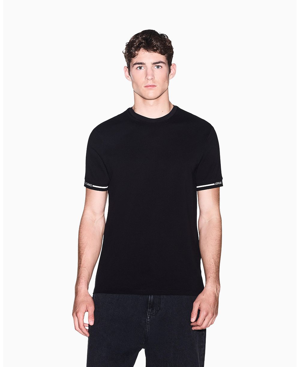 A|X Armani Exchange Men's Short Sleeve Pique Slim Fit T-Shirt