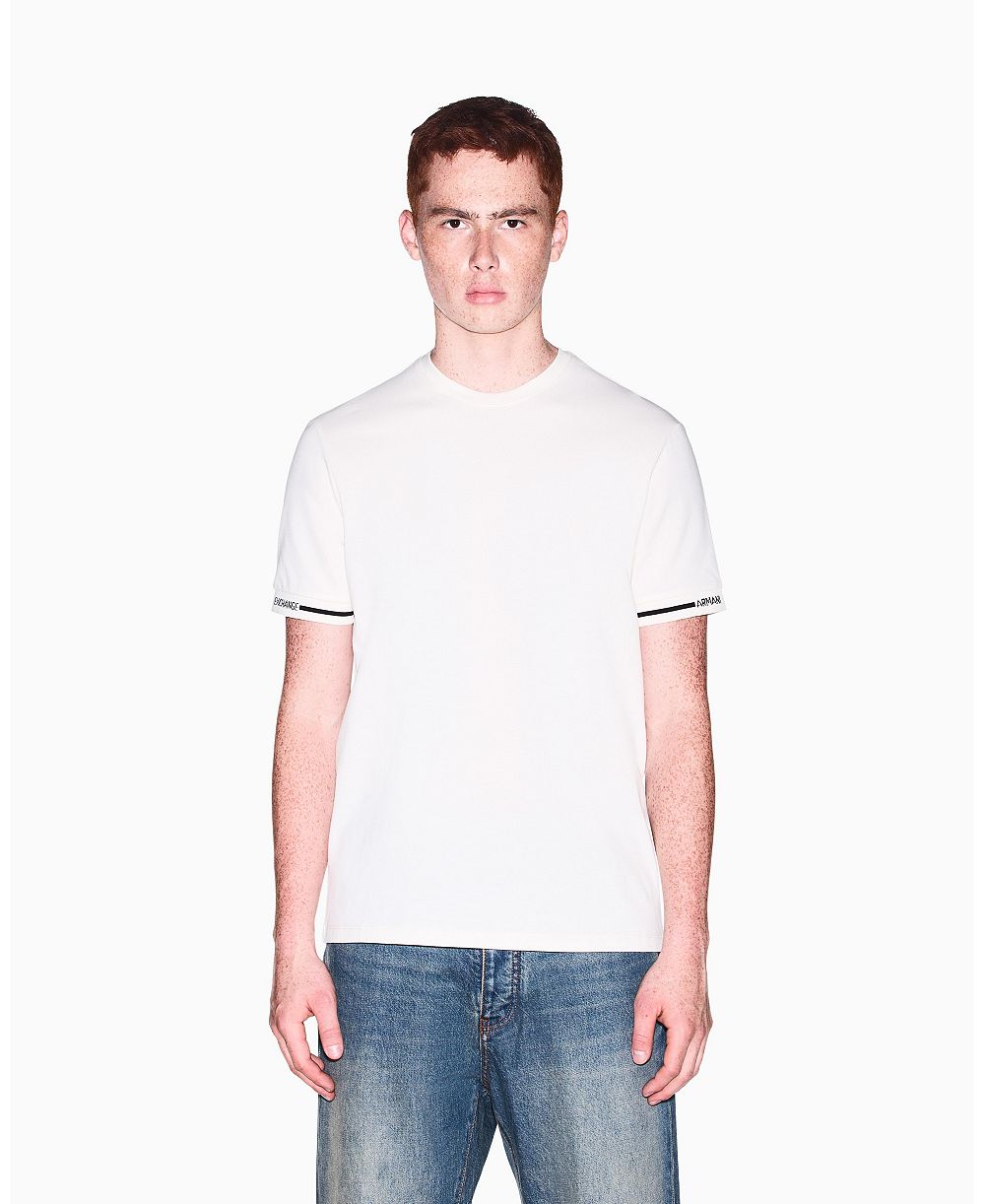 A|X Armani Exchange Men's Short Sleeve Pique Slim Fit T-Shirt