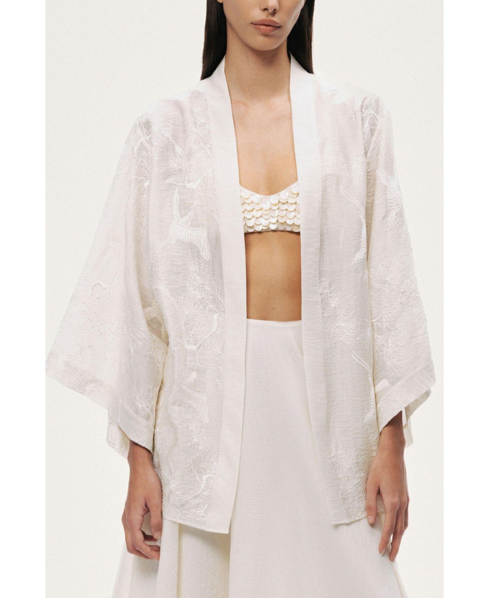 Женское кимоно NOCTURNE Textured Jacquard