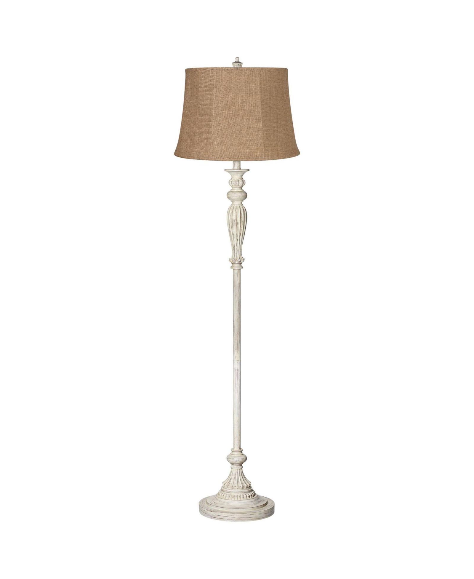 Напольный торшер 360 Lighting Vintage Chic с тканевым абажуром