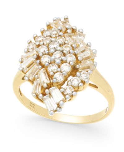Wrapped in Love™ Diamond Cluster Ring (1 ct. t.w.) in 14k Gold, Created for Macy's