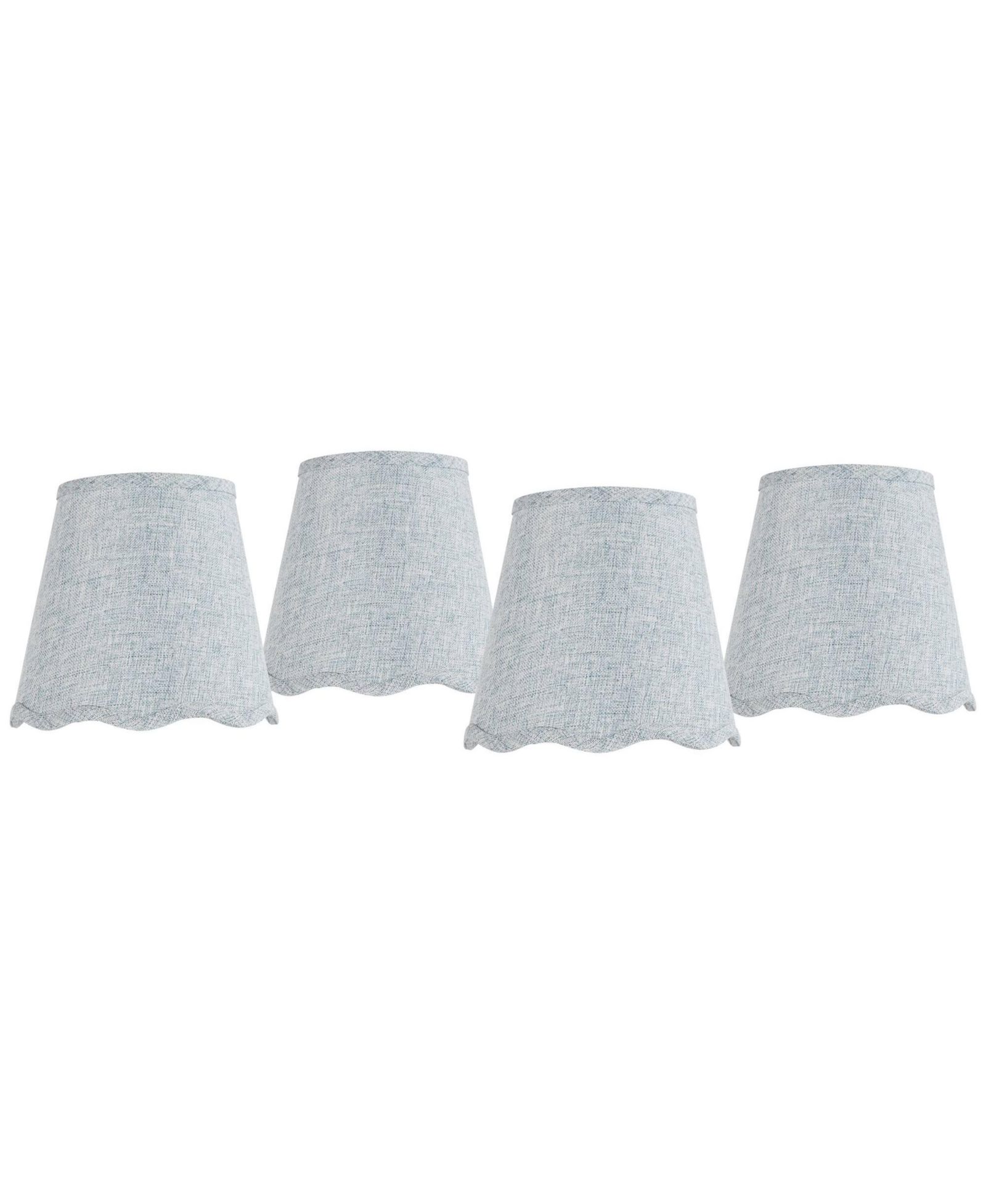 Springcrest Mylie Scallop Empire абажур для лампы 4x6x5.5 (Clip-On) набор из 4 шт