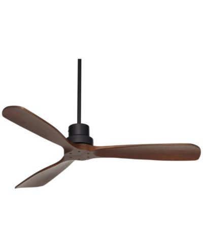 Casa Vieja 52" Casa Delta DC Dark Walnut Outdoor Ceiling Fan with 12" Rod