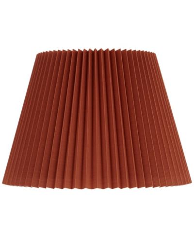 Абажур Springcrest 9" Top x 14 1/2" Bottom x 10" High x 10" Slant Wide Pleated Spider Harp Finial