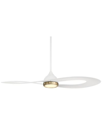 Possini Euro Design 52" Possini Euro Obi CCT LED Damp Ceiling Fan with Remote
