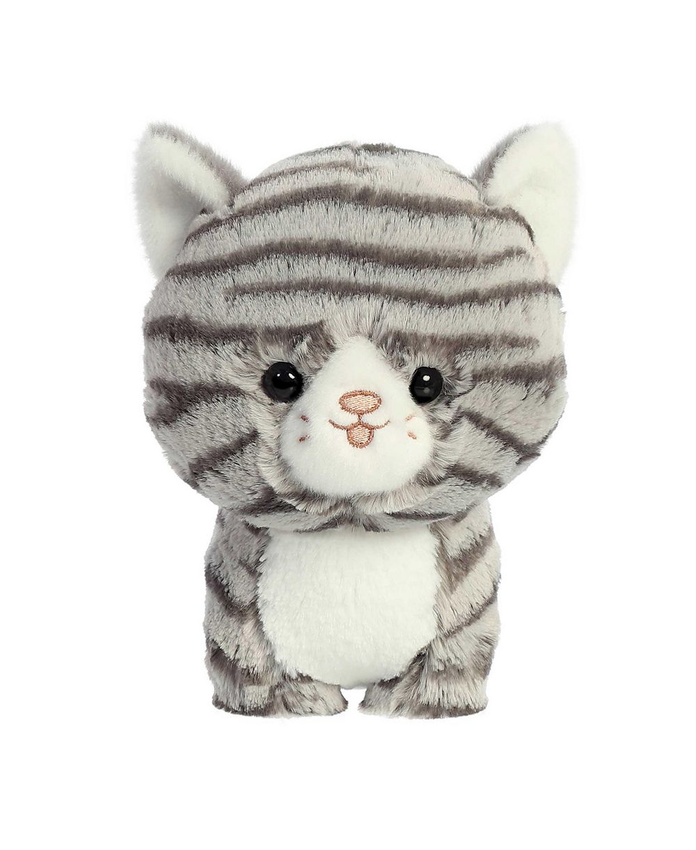 Мягкая игрушка Aurora для домашних животных Tabby Teddy, серая, 7 дюймов