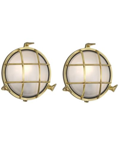 Possini Euro Design Anjali уличный настенный светильник 10"H, комплект из 2 шт