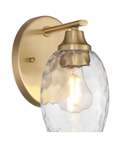 Possini Euro Design настенное бра Satin Brass высотой 8 1/2" для стакана с водой
