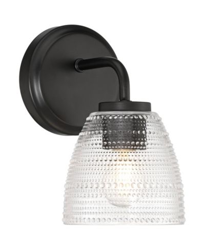 Possini Euro Design настенное бра из стекла, высота 9"