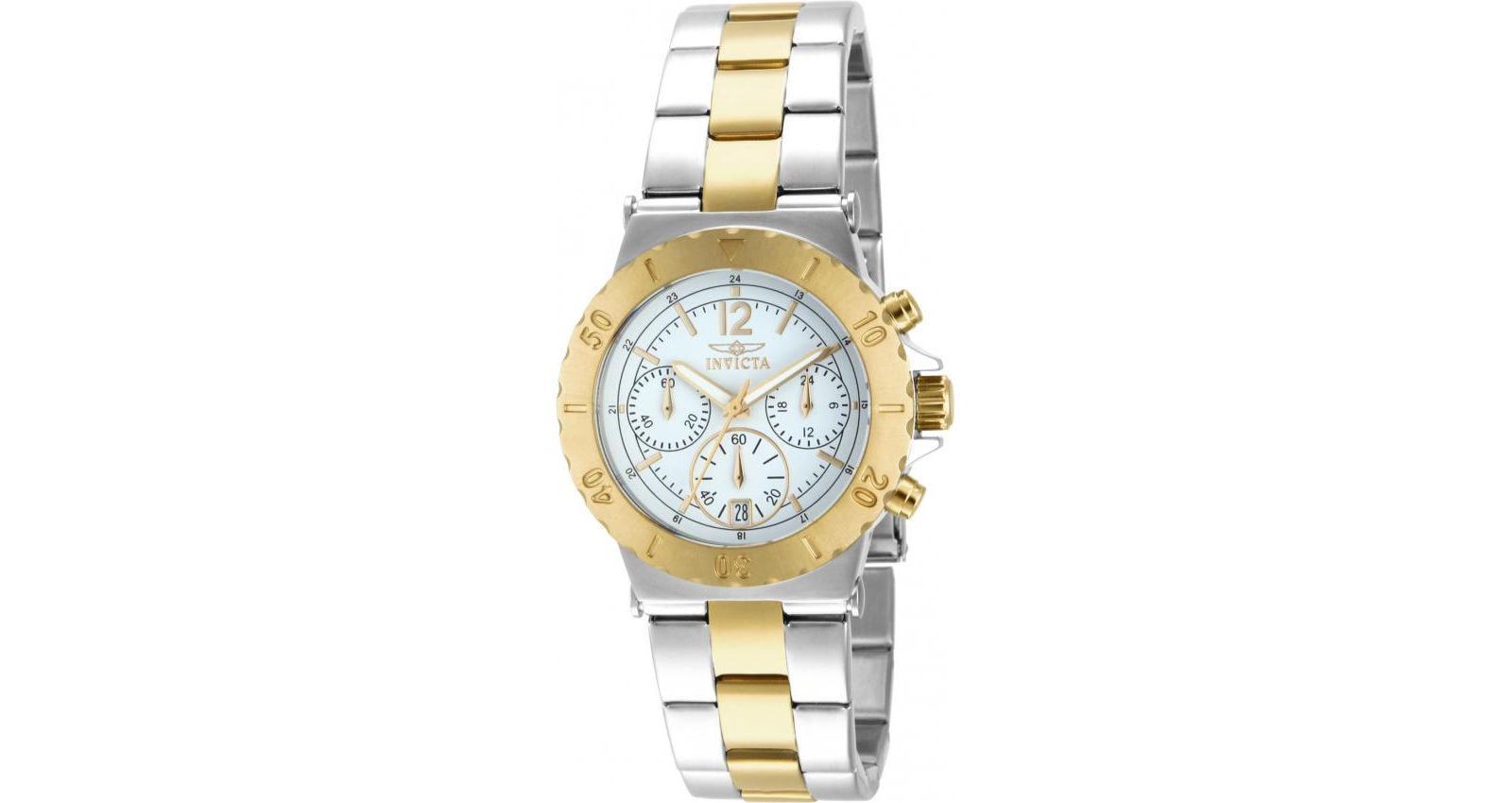 Invicta Женские часы Specialty Quartz Chronograph White Dial