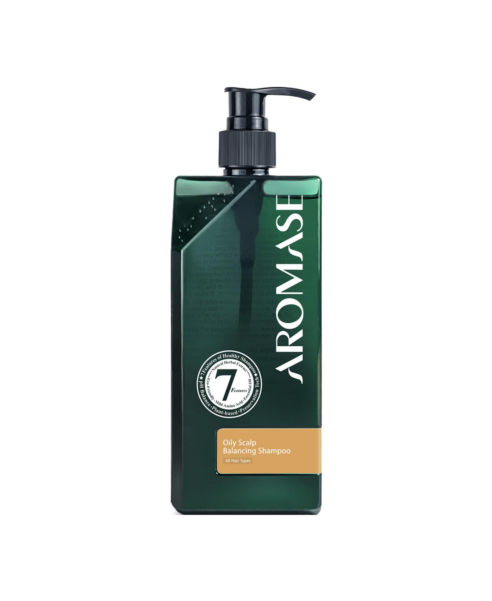 Aromase Dandruff Shampoo for Men Clarifying Shampoo for Oily Scalp Soothing, Gentle Cleanse No Parabens, SLS, or Silicone 14 oz