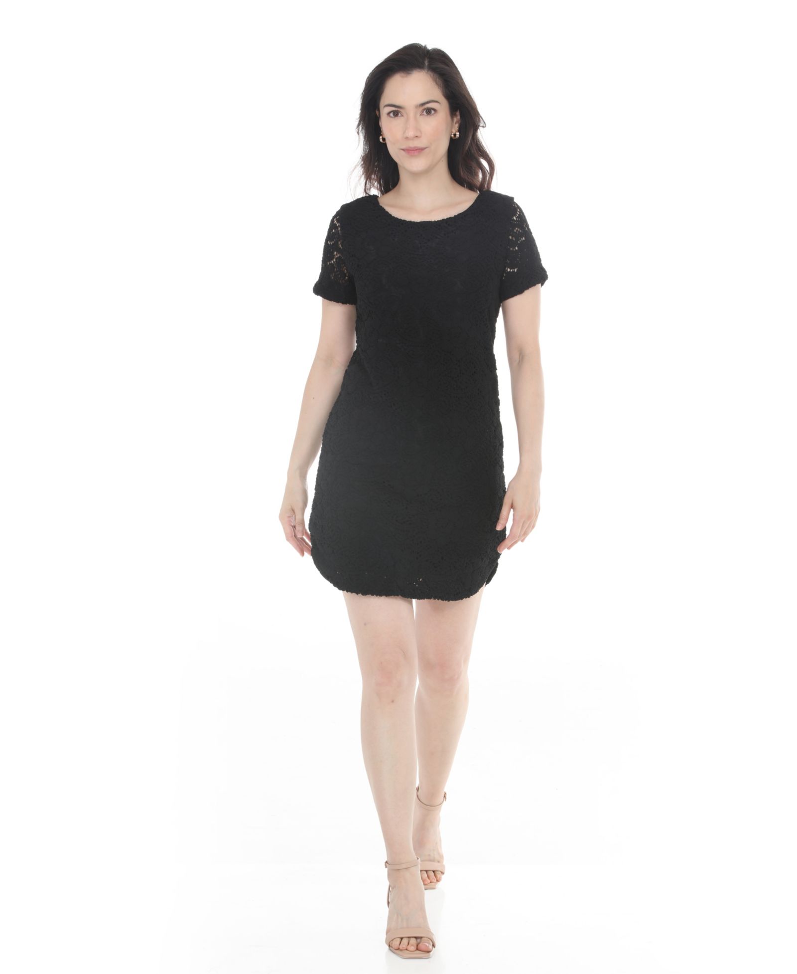 Женское платье White Mark Scoop Neck Fit & Flare Tank Midi