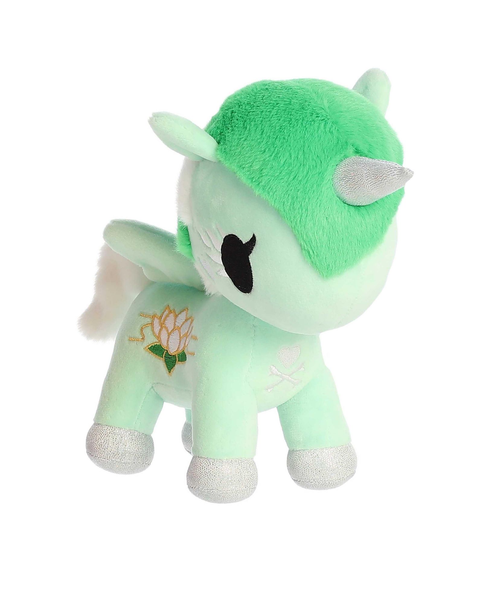 Aurora плюшевая игрушка «Водяная лилия Unicorno tokidoki» с цветочным дизайном, 7.5 дюйма