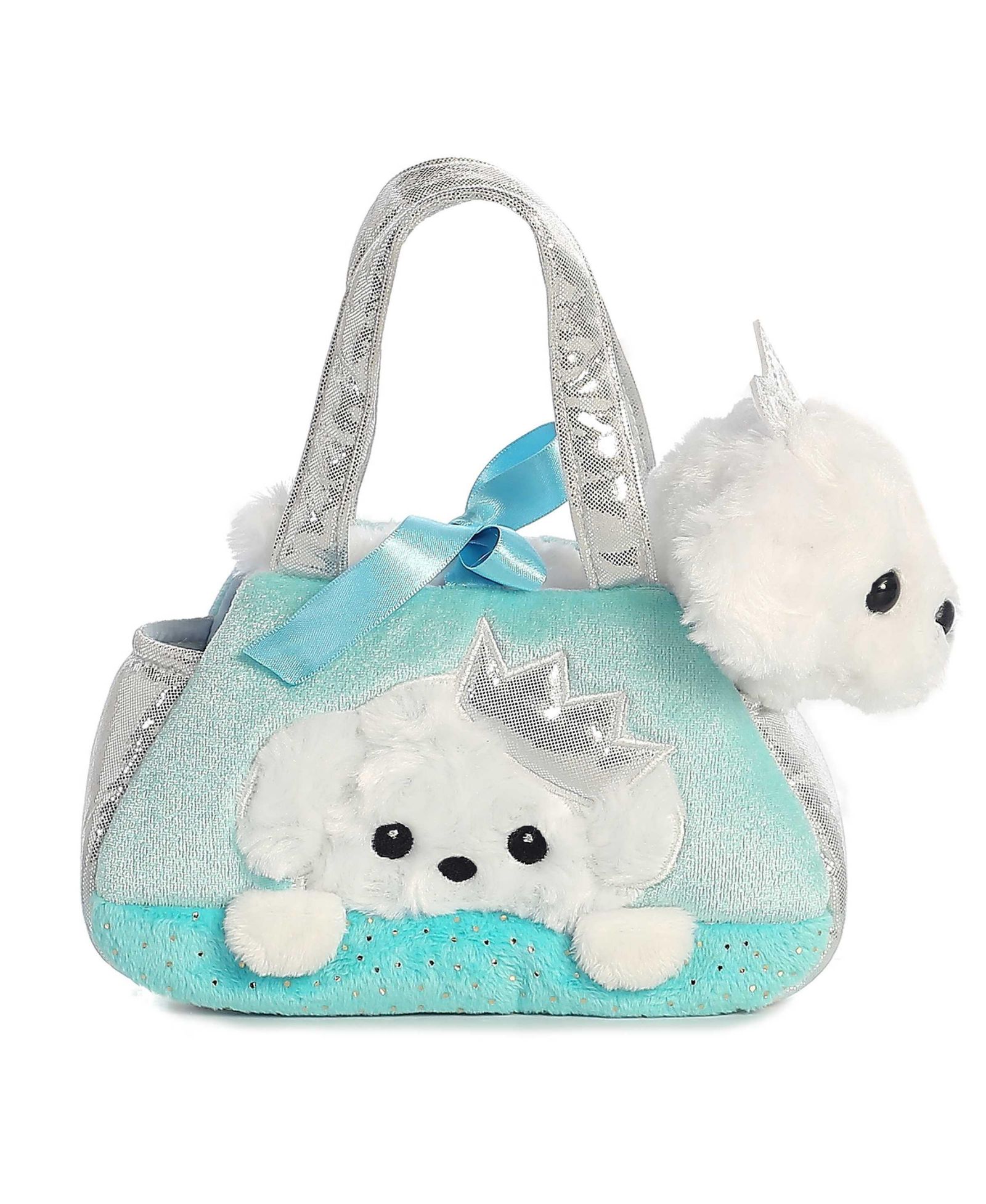 Мягкая игрушка Aurora Peek-a-Boo Princess Puppy 7", 2 штуки