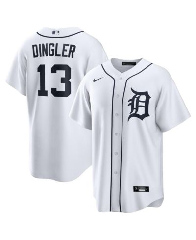 Nike Мужская реплика домашней джерси Detroit Tigers White Dillon Dingler