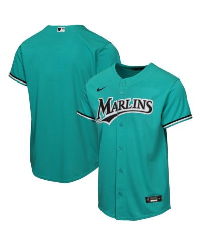 Детская джерси Nike Teal Miami Marlins Alternate Replica для мальчиков и девочек