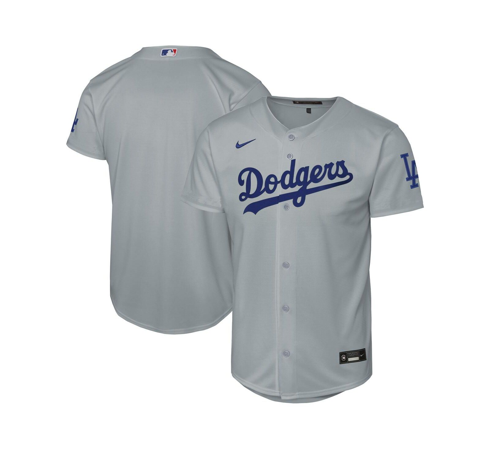 Детская спортивная джерси Nike Los Angeles Dodgers Alternate Stadium Gray
