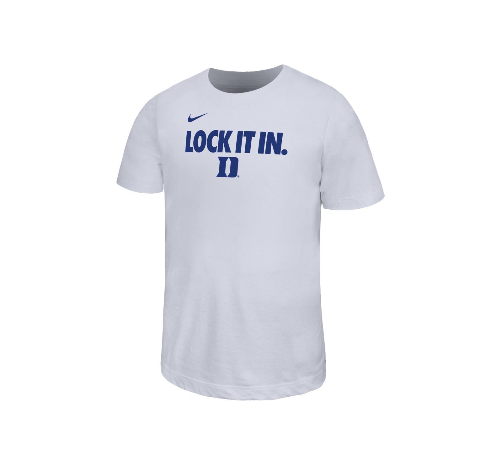 Детская футболка Nike Duke Blue Devils 2026 On-Court Bench Legend Dri-FIT White