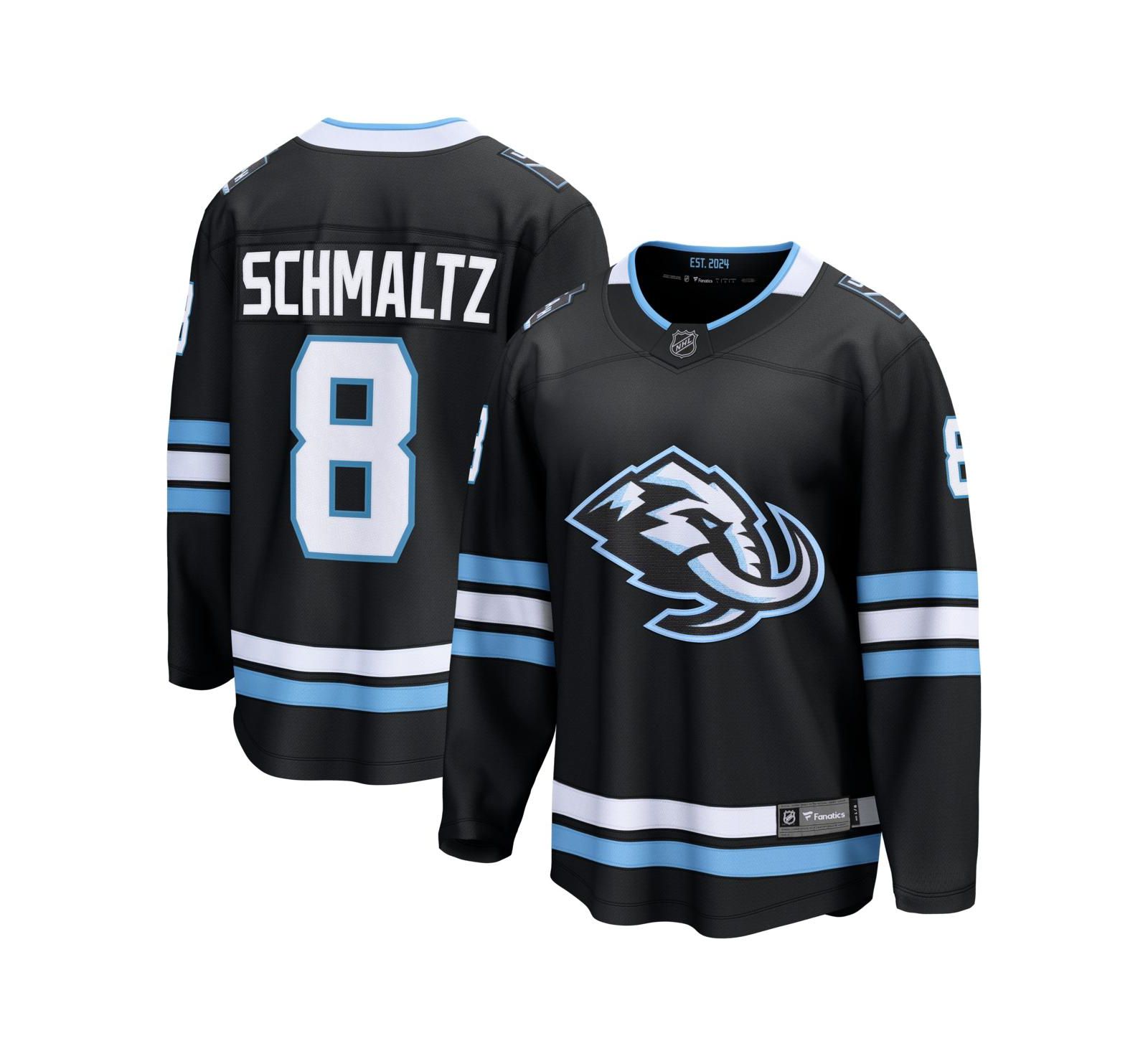 Мужская джерси Fanatics Black Utah Mammoth Home Breakaway Jersey Nick Schmaltz