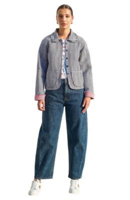 Женский жакет Yumi Gingham Frill Collar