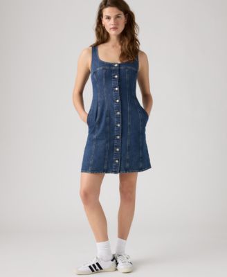 Levi's® Plus Size Audra Square Neck Mini Tank Dress