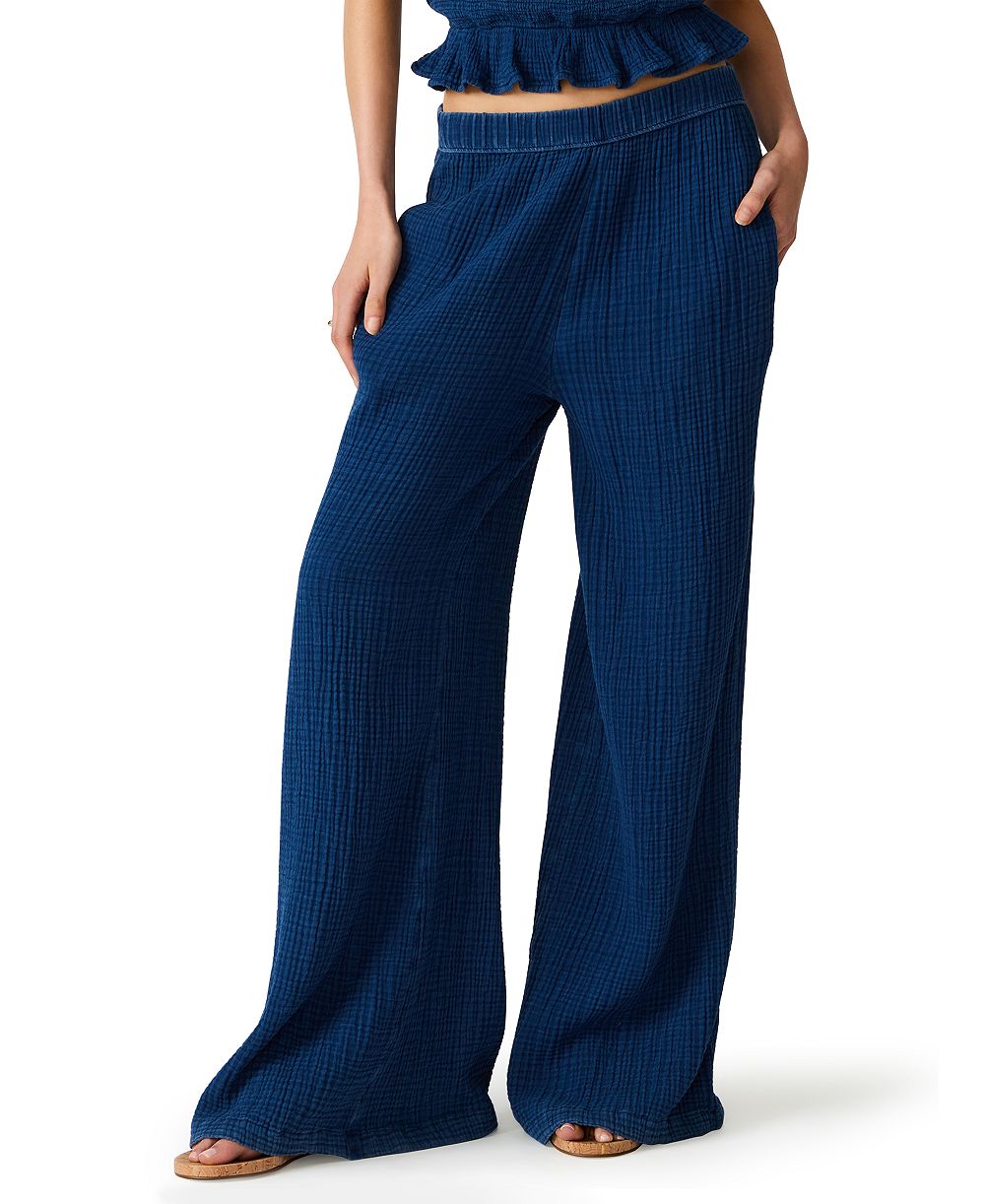 Steve Madden Women's Harbor Low-Rise Wide-Leg Pants