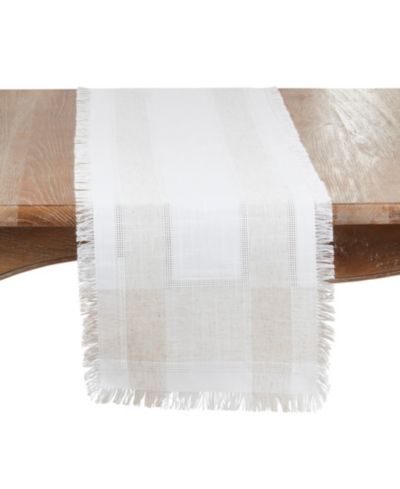 Декоративная дорожка Saro Lifestyle Fringed, 16" x 72"