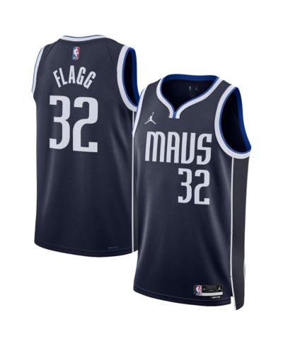 Мужская и женская джерси Jordan Cooper Flagg Navy Dallas Mavericks Statement Edition
