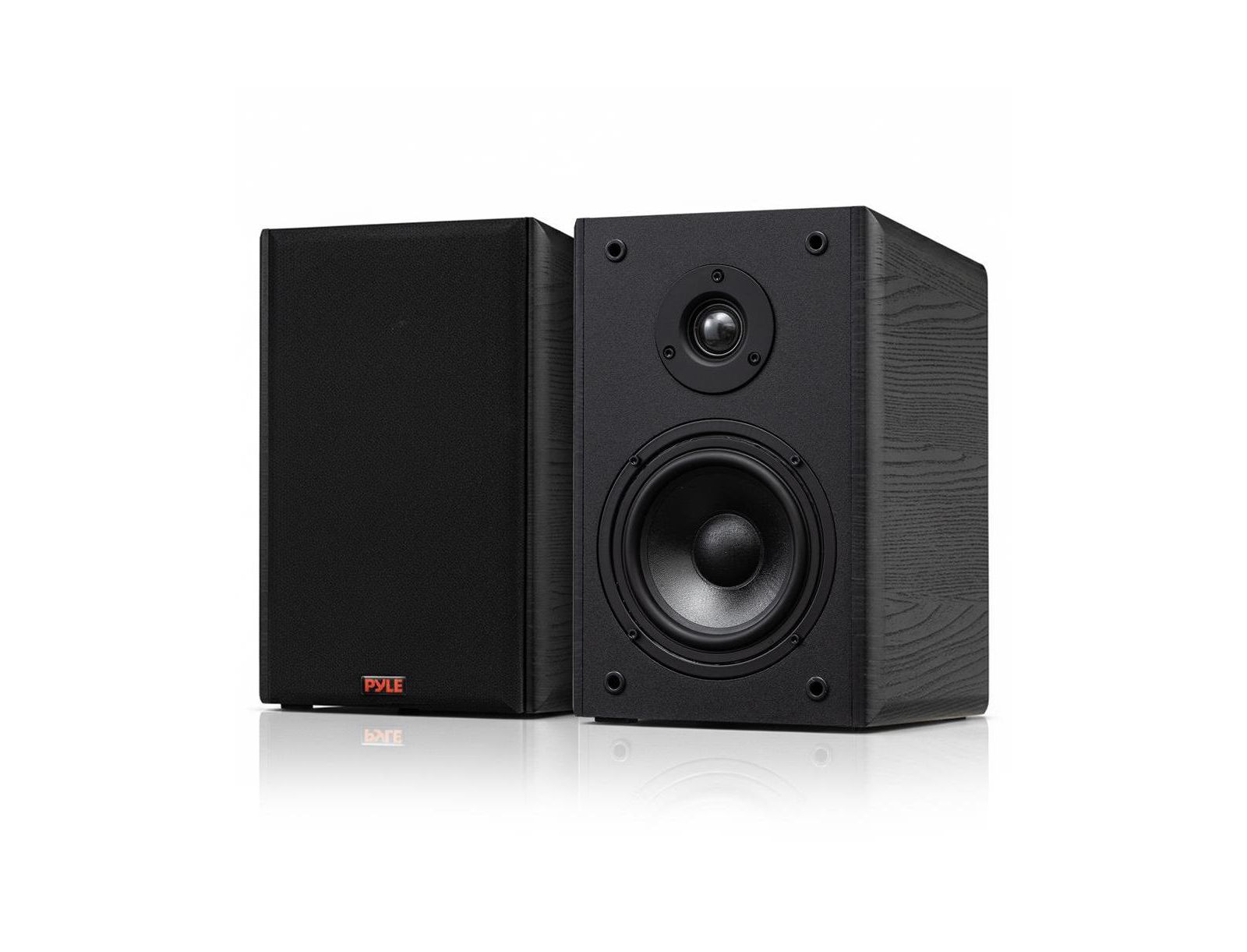 Pyle PHQBS53BK 2-Way HiFi Sound Wall Mount Bookshelf Speakers
