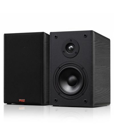 Pyle PHQBS53BK 2-Way HiFi Sound Wall Mount Bookshelf Speakers