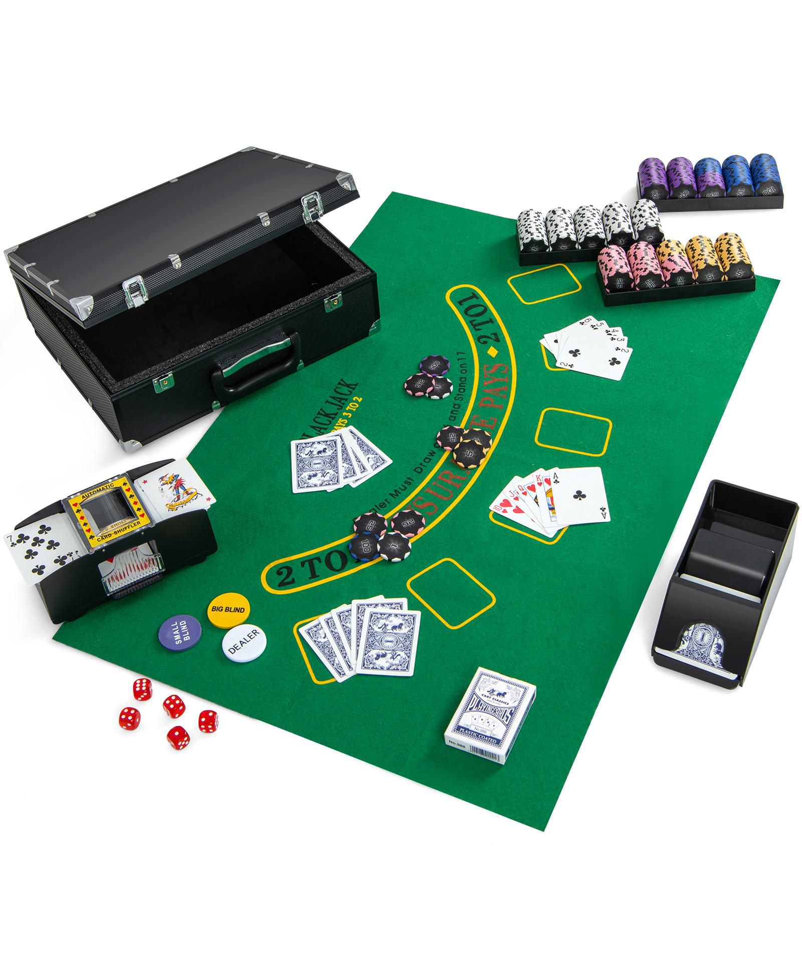 Slickblue 300-Piece Poker Chip Set, Ages 18+