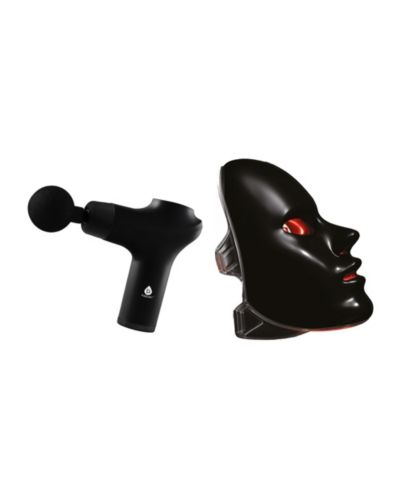 PURSONIC LED маска для лица 7-в-1 и массажный пистолет с 3 скоростями