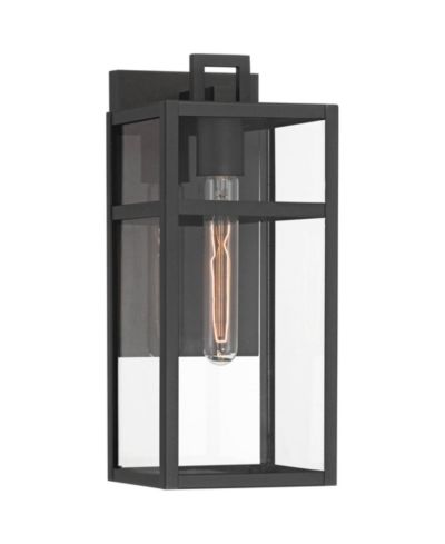 John Timberland San Lucas 14 High Modern Outdoor Wall Light Fixture Mount Porch House Weatherproof Sand  Glass Shade