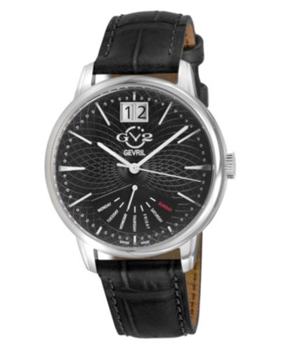 Часы GV2 by Gevril Men's Rovescio Swiss Quartz Italian Leather Strap